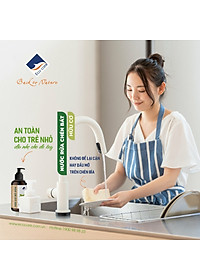 Nước Rửa Chén Hữu Cơ ECOCARE 2L Chiết Xuất Bồ Hòn Và Tinh Dầu Sả Chanh, Quế, Cam, Chanh Gừng Bảo Vệ Da Tay, An Toàn Cho Trẻ Nhỏ