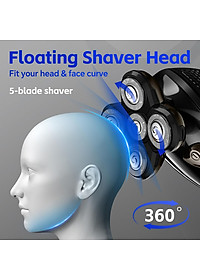 Máy cạo râu điện đa chức năng York Seiko 9 Lưỡi, Dùng Cho Người Đầu Hói - Hàng GIA DỤNG VIP