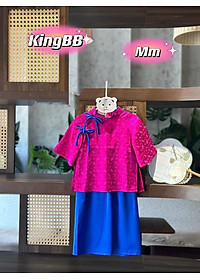 Bộ bà ba cho bé gái đi chơi biểu diễn đẹp từ 12-40kg chất lụa mềm mát