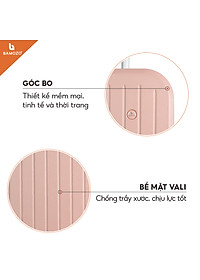 Vali du lịch thời trang Bamozo 8812 size 20/24 , vali nhựa kéo được bảo hành 5 năm.