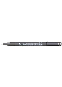 Bút Vẽ Kỹ Thuật 0.2 mm - Artline EK-232-BK - Màu Đen