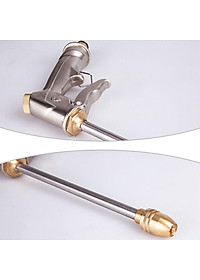 Vòi nước vòi phun nước rửa xe tưới cây tăng áp thông minh đầu đồng 206701-2 (bạc dài)