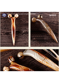 Dụng cụ lăn 3D - V Line massage nâng cơ mặt và body bằng sừng (MH825) day ấn huyệt, làm đẹp da - chăm sóc sức khỏe - HAHANCO