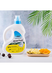 Combo 2 nước giặt sinh học ENZYCO 2L - Chiết xuất Bồ hòn và Enzyme Dứa