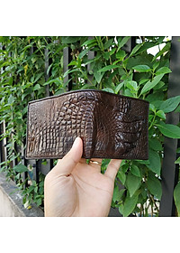 Ví Nam Da Cá Sấu 2 Mặt. Nguyên Bàn Tay Có Móng Đẹp - Phong Cách