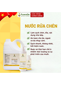 Nước rửa chén hữu cơ enzyme sinh học dứa Fuwa3e 3.8L 
