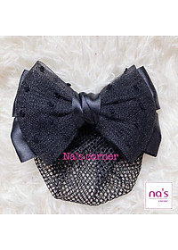 Kẹp lưới bới tóc búi tóc hoạ tiết cao cấp (30)