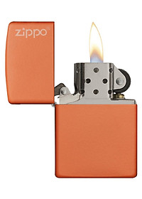Bật Lửa Zippo Orange Matte with Zippo Logo 231ZL