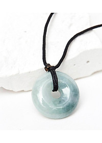 Mặt dây chuyền đồng điếu đá cẩm thạch phỉ thúy mệnh hỏa, mộc - Ngọc Quý Gemstones