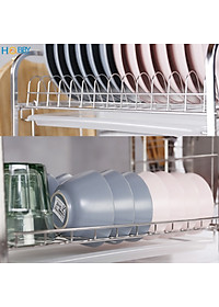 Kệ đựng chén bát 2 tầng Inox 304 cao cấp đa năng Hobby home decor KC2F