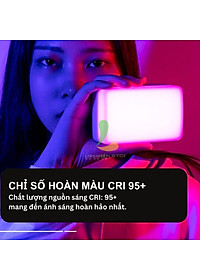Đèn Led đổi màu Ulanzi VL120 RGB - Đèn hỗ trợ quay phim chụp ảnh tích hợp 20 hiệu ứng ánh sáng ấn tượng - Hàng nhập khẩu