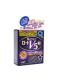 Viên hỗ trợ sáng mắt Rhoto Lutein V5 Nhật Bản (Hộp 30 viên)