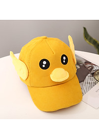 Mũ lưỡi trai vịt cho bé trai bé gái từ 1-7 tuổi vải nhung 5 màu