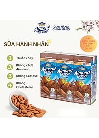 Thùng Sữa Hạt Hạnh Nhân ALMOND BREEZE vị Chocolate 180ml x 24 Hộp
