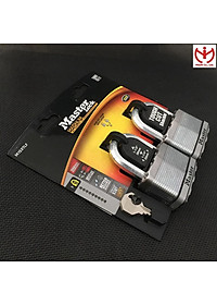 Bộ 2 ổ khóa Master Lock M15 XTLF thân thép lá rộng 64mm dùng chung 2 chìa