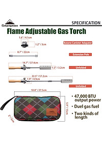 Đèn khò gas Campingmoon MT-3955