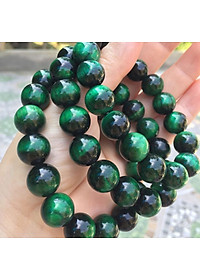 Vòng Tay Đá Mắt Hổ Xanh Lá Cho Người Mệnh Mộc Và Mệnh Hỏa