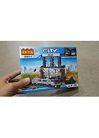 COGO - CITY - 3021 COMBO 8 HỘP Mô Hình Lắp Ráp Xe Cảnh Sát