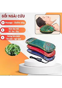 Gối ngải cứu điện giúp ngủ ngon giảm đau mỏi