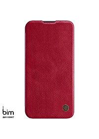 Bao da dành cho iPhone 13 Pro hàng chính hãng Nillkin QIN có nắp trượt bảo vệ camera