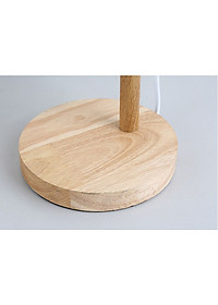 Đèn bàn trang trí phòng KASADIN thân gỗ độc đáo