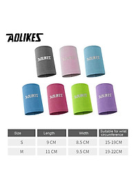 Bộ 2 băng đeo cổ tay AOLIKES A-7931-2 thấm mồ hôi Cool sports wristband
