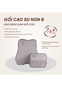 Gối Tựa Đầu Ô Tô Cao Su Non Cao Cấp 