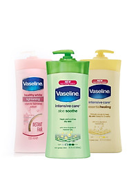 Sữa dưỡng thể Vaseline Intensive Care Aloe Soothe 725ml-xanh lá vòi trắng( không có tem phụ- không xuất hóa đơn )