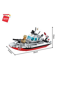 Đồ chơi xếp hình, lắp ráp Qman 1720 - Cuộc xung đột bờ biển  (235 mảnh ghép)