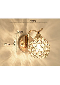 Đèn tường ROTINO pha lê phong cách hiện đại, độc đáo - kèm bóng LED chuyên dụng.