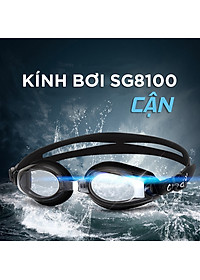 Kính Bơi Cận Từ 2 Đến 8 Độ Kính Bơi Người Cận  Dây Đeo Êm Ái Đệm Mũi Dẻo Dai Chống UV Cleacco SG8100 Boro Sport