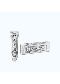 Kem Đánh Răng Marvis Smokers Whitening Mint Vị Bạc Hà hỗ trợ khử ố vàng răng (85ml)