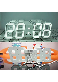 Đồng hồ báo thức điện tử để bàn màn hình đa chức năng thời gian, lịch, báo thức, nhiệt độ - Giao Màu Ngẫu Nhiên