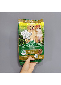 COMBO 5 GÓI Thức Ăn Hạt Khô Dành Chó Con Hương Vị Sữa Classic Pets Milk Flavour 400g