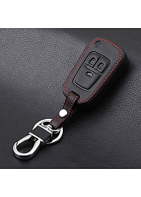 Bao Da Chìa Khóa Dành Cho Xe Chevrolet Cruze, Spark (Da Thật) Logo 3D