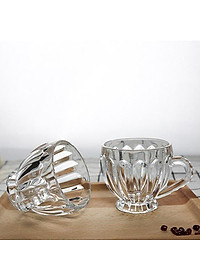 Bộ 6 Ly Thủy Tinh Có Quai Cầm Hàng Cao Cấp 180ML - HÀNG CHÍNH HÃNG MINIIN