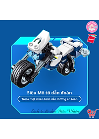 Đồ Chơi Xếp Hình Lắp Ráp Qman 41104 - Cảnh sát biến hình (453 mảnh ghép) Dành Cho Các Bé Trên 6 Tuổi