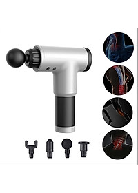 Máy Massage 4 Đầu 6 Chế Độ Fascial, Súng Massage Giảm Căng Cơ, Trị Nhức Mỏi Vai Gáy Hiệu Quả - HÀNG CHÍNH HÃNG MINIIN