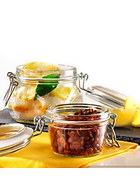 Hũ thủy tinh thân cao Fido Bormioli Rocco | 750ml – 1L – 1.36L | Đựng pasta, spaghetti, ngũ cốc