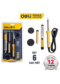 Bộ Mỏ Hàn Điện Deli 6 Chi Tiết Chính Hãng Chất Lượng Cao - Sử Dụng Đa Năng, Tiện Ích - DL5072