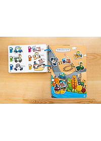 Học Liệu Bóc Dán Montessori Song Ngữ Anh Việt Beezi Book - Lalala Baby
