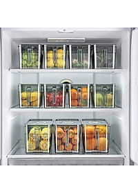 Hộp Đựng Thực Phẩm 3L Có Nắp Tách Nước Và Tay Cầm Tiện Lợi – Hộp Bảo Quản Đồ Ăn Tủ Lạnh - Hộp Lạnh - HÀNG CHÍNH HÃNG MINIIN