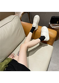 Giày thể thao nữ, giày phong cách cá tính, thoáng khí, đế cao su đúc, chống trơn trượt hạn chế mòn - GNU2026