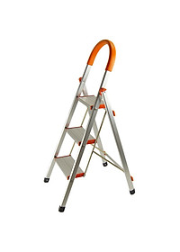 Thang nhôm 3 - 4 - 5 - 6 bậc xếp gọn - chữ A -  bản to - tay vịn -  cao cấp chính hãng -  thang gia đình đa năng gấp gọn
