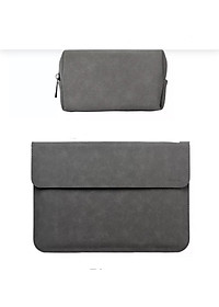 BAO DA, TÚI DA, CẶP DA CHỐNG SỐC CHO MACBOOK, LAPTOP, SURFACE KÈM VÍ ĐỰNG PHỤ KIỆN