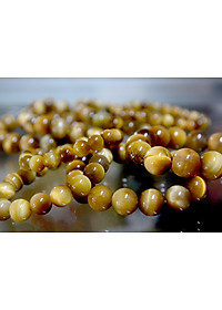 Vòng tay chuỗi đá phong thủy mắt hổ vàng