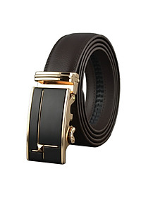 Thắt lưng nam cao cấp AT Leather P110 - Nâu