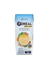 Thùng 30 hộp thực phẩm dinh dưỡng Fomeal Basic Soup 250ml/hộp - Bữa ăn thay thế, giúp người bệnh phục hồi nhanh chóng