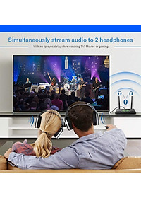 SOAIY Bộ Thu Phát Nhạc Bluetooth 5.0 Đa Chức Năng NFC, Hỗ trợ APTX HD / APTX LL / APTX SPDIF / AUX BT-B22 - Hàng Nhập Khẩu