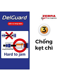 Viết chì bấm không gãy Zebra Delguard ER 0.5mm - [Chính hãng]